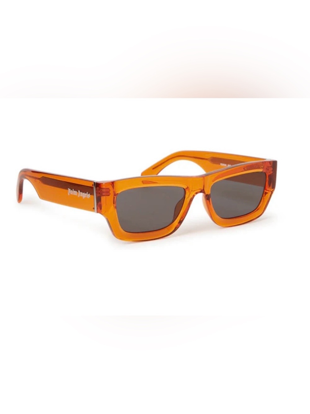Palm Angels Orange Rectangular Sunglasses Unisex (NWT)